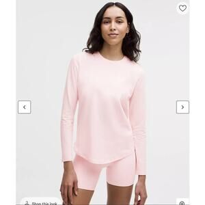 Lululemon Athletica Love Long-Sleeve Shirt Pink Pearl 8